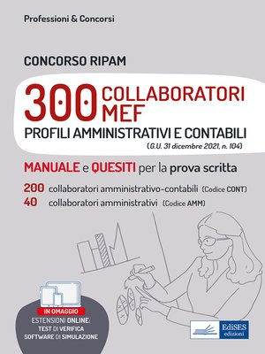 cover image of Concorso RIPAM 300 Collaboratori MEF--Ministero Economia e Finanze